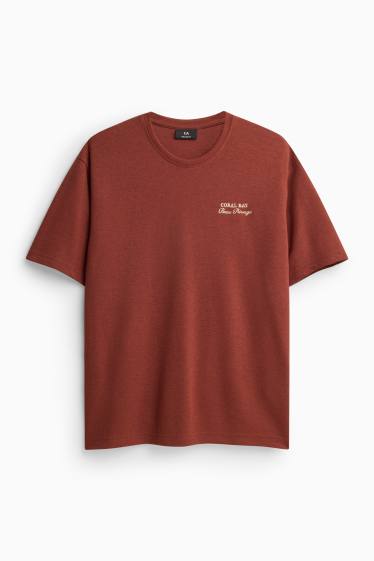 Men - T-shirt - brown