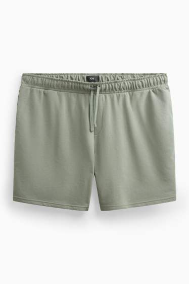 Pánské - Teplákové šortky - šedá