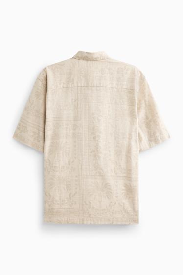 Heren - Overhemd - beige