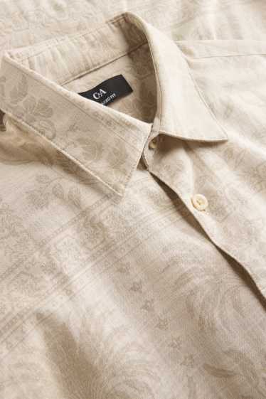 Heren - Overhemd - beige