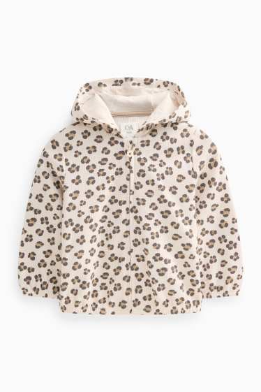 Baby Girls - Sweatshirt with zipper - beige