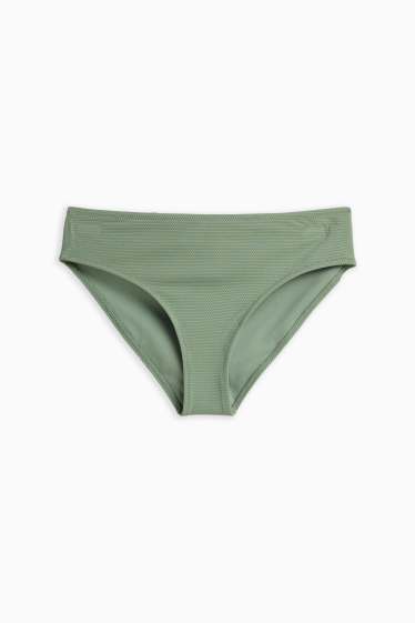 Dámské - Spodní díl bikin - mid waist - zelená