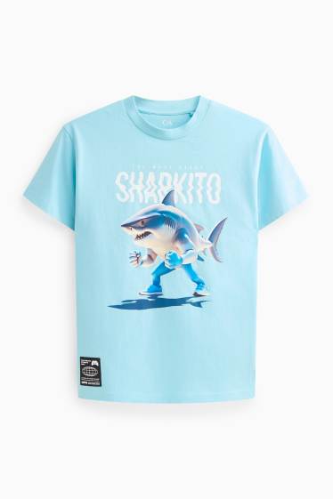 Děti - chlapci - Tričko - světle modrá