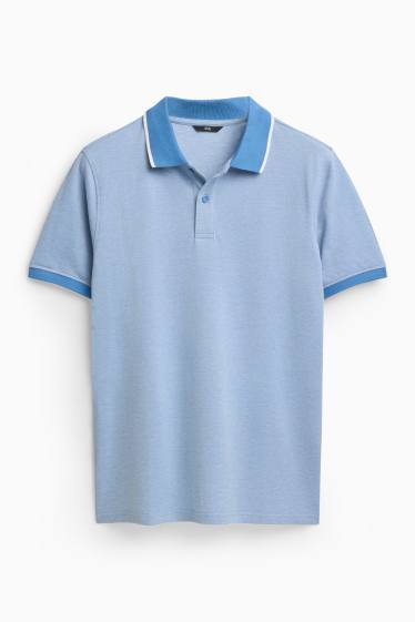 Herren - Poloshirt - Regular Fit - blau
