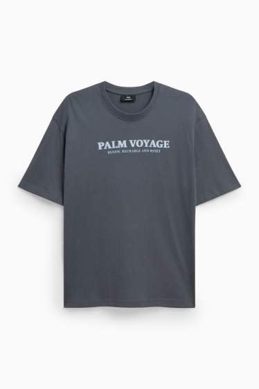 Herren - T-Shirt - Regular Fit - dunkelgrau