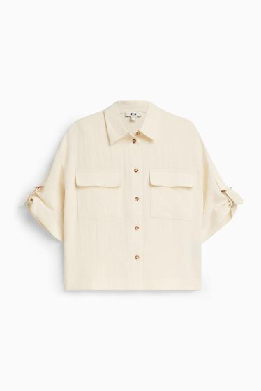 Femmes - Chemisier - blanc crème