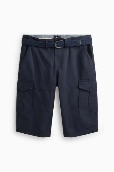 Hombre - Shorts en denim - azul