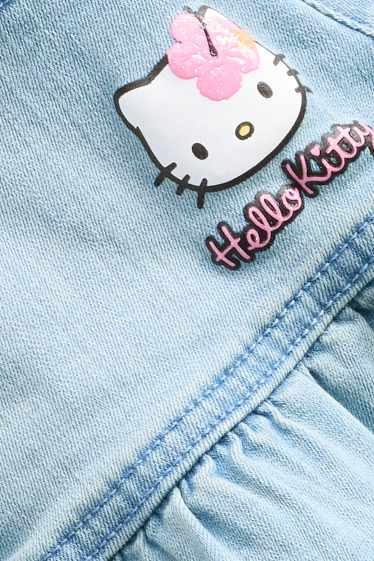 Děti - dívky - Hello Kitty - džínová sukně s páskem - džíny - modré