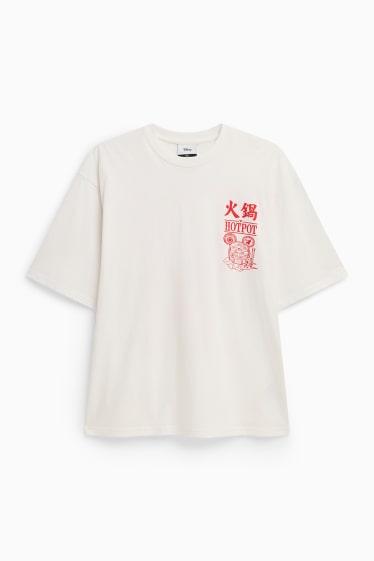 Uomo - T-shirt - oversize - Topolino - bianco