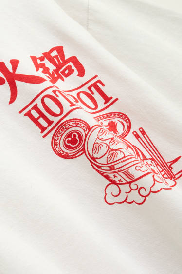 Uomo - T-shirt - oversize - Topolino - bianco