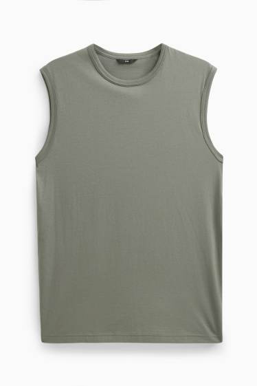 Heren - Tanktop - groen