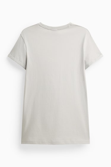 Uomo - T-shirt - slim fit - grigio