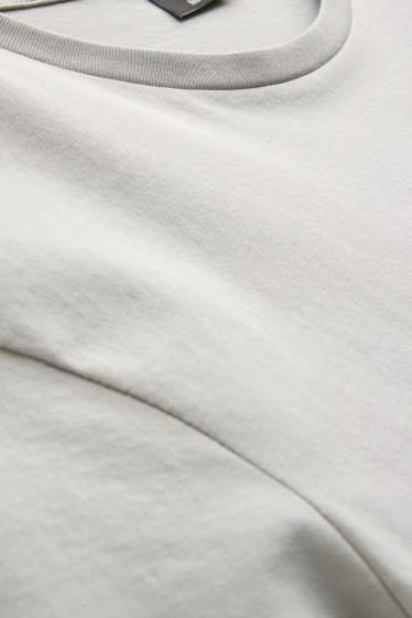 Uomo - T-shirt - slim fit - grigio