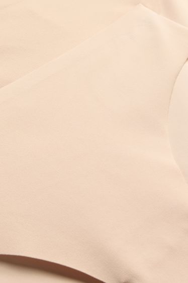 Dona - Paquet de 2 - calces invisibles - beix