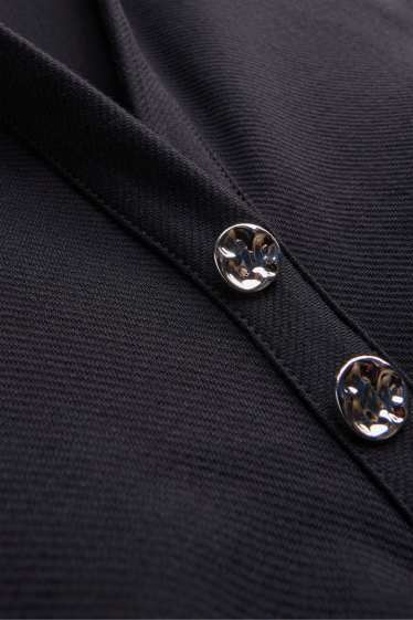 Femei - Rochie bodycon - structurată - negru