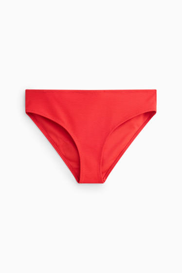 Dames - Bikinibroek - mid waist - rood
