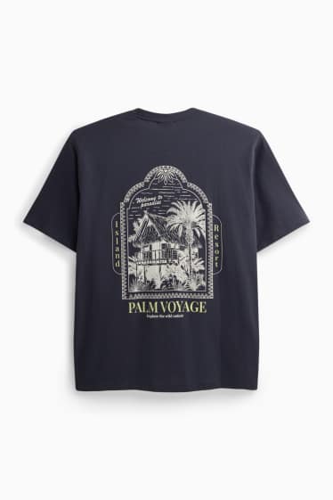 Bărbați - Tricou - albastru închis