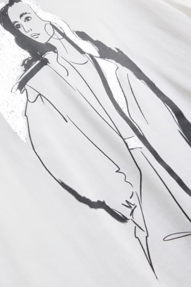 Femmes - T-shirt - blanc