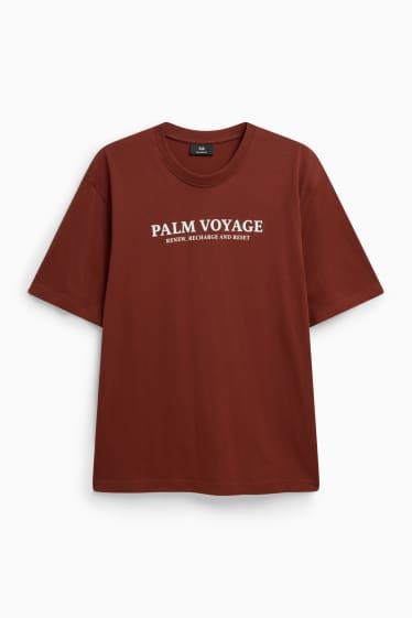 Hommes - T-shirt - marron