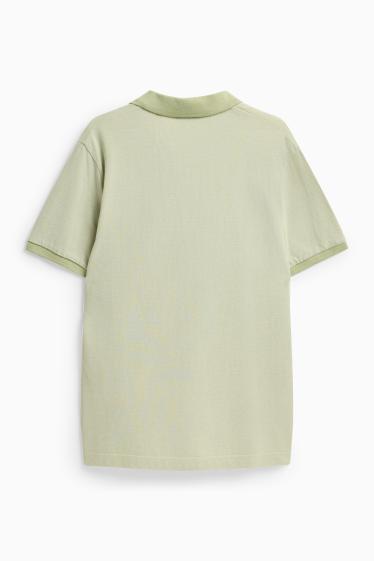 Hommes - Polo - vert clair