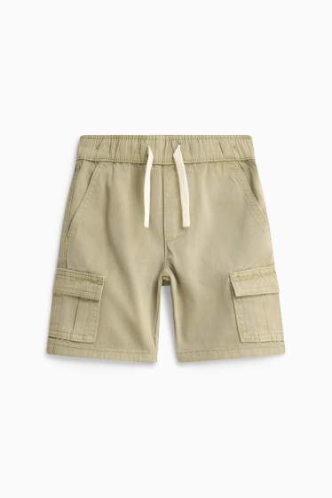 Children Boys - Bermuda shorts - khaki