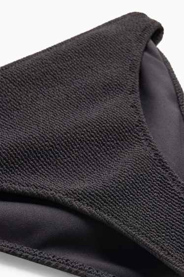 Damen - Brazilian Bikini-Hose - Mid Waist - schwarz