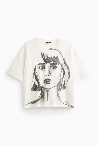 Femei - Tricou - alb