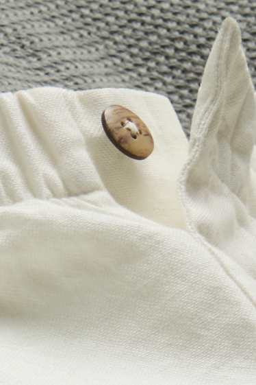 Miminka - chlapci - Outfit pro miminka - 2dílný - se vzorem - bílá/zelená