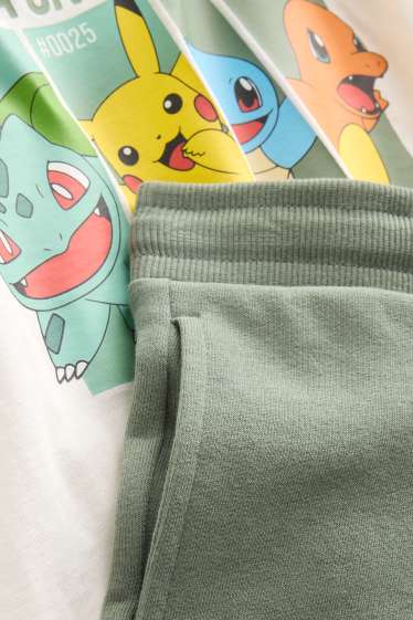 Kinderen: jongens - Outfit - wit / groen