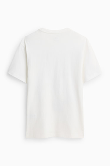 Kinder Jungen - Kopfhörer - Kurzarmshirt - weiss