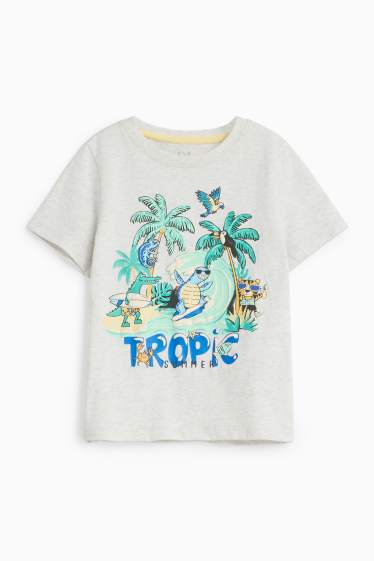 Nen - Animals - samarreta de màniga curta - gris jaspiat