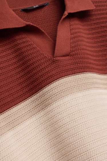 Bărbați - Pulover - vișiniu