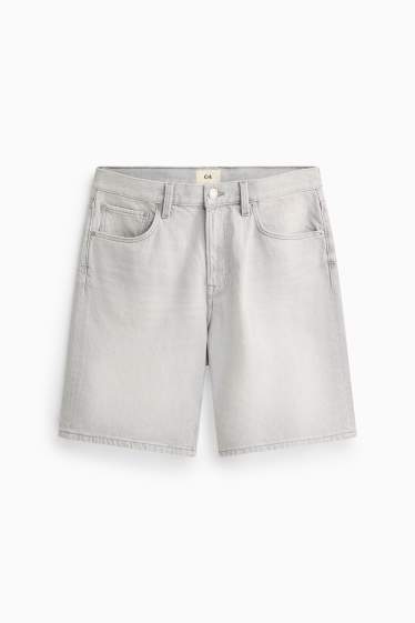 Herren - Jeans-Shorts - helljeansgrau