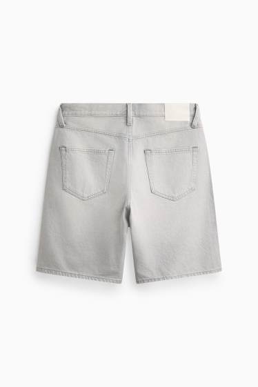 Herren - Jeans-Shorts - helljeansgrau