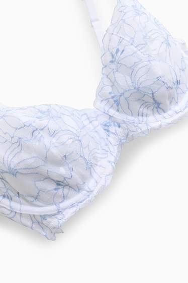 Damen - BH mit Bügel - unwattiert - weiß