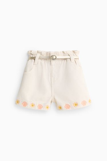 Children Girls - Shorts - white