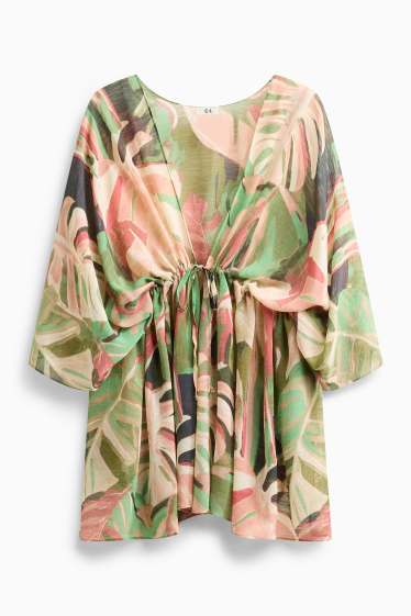 Femei - Kimono - cu model - verde