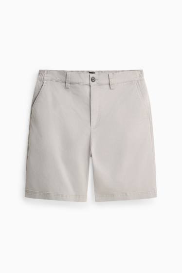Uomo - Shorts di jeans - grigio