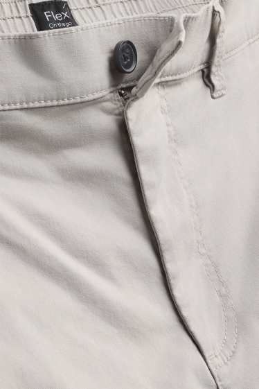 Uomo - Shorts di jeans - grigio