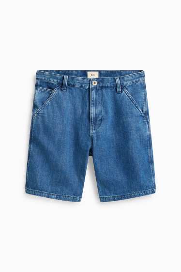 Heren - Jeansshorts - jeansblauw