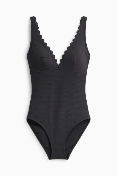 Damen - Shaping-Badeanzug - wattiert - LYCRA® XTRA LIFE™ - schwarz