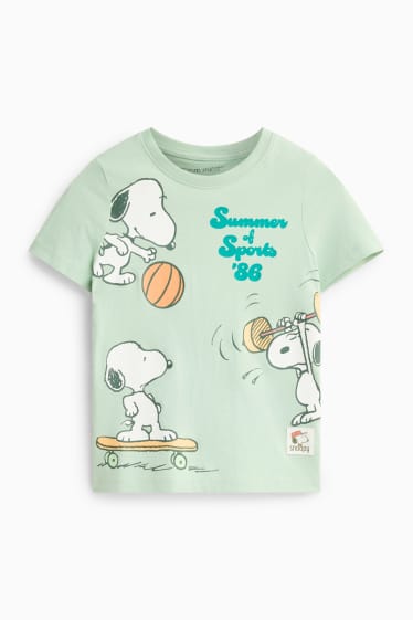 Children Boys - Short-sleeved top - light green