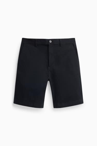 Uomo - Shorts di jeans - nero