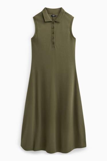 Women - Dress - khaki