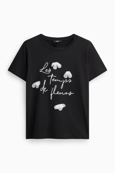 Femei - Tricou - negru