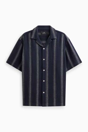 Hommes - Chemise - bleu foncé
