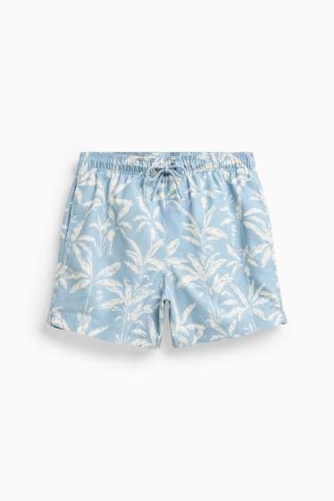 Men - Mini Me - men's swim shorts - light blue