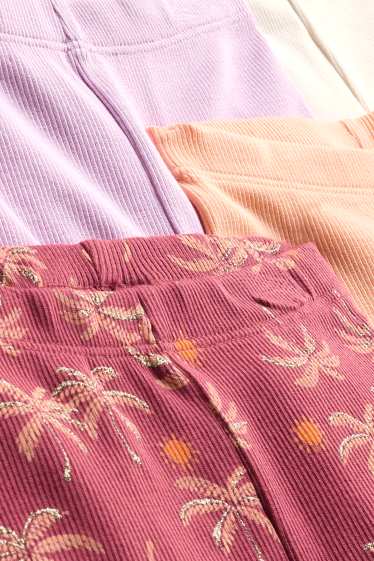 Kinderen: meisjes - Fietsbroek - oranje / rood