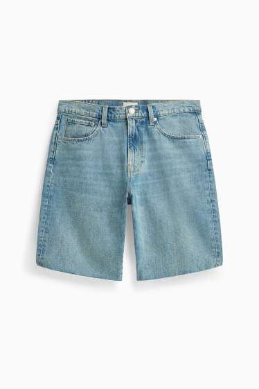 Herren - Jeans-Shorts - blau