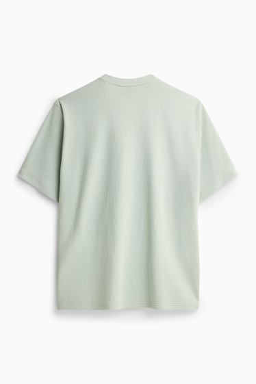 Heren - T-shirt - mintgroen